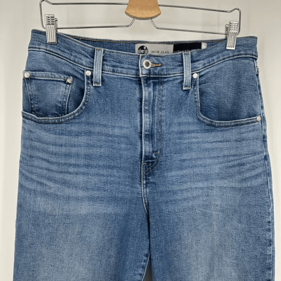 Levis Silver Tab Womens Mom Jeans Size 31 Blue High Rise Relaxed Minimalist - Picture 8 of 14